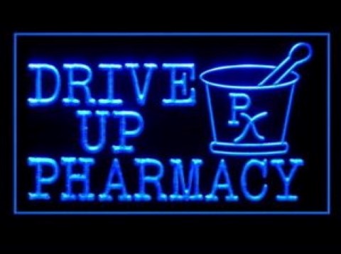 Drive Up Pharmacy LED Neon Sign